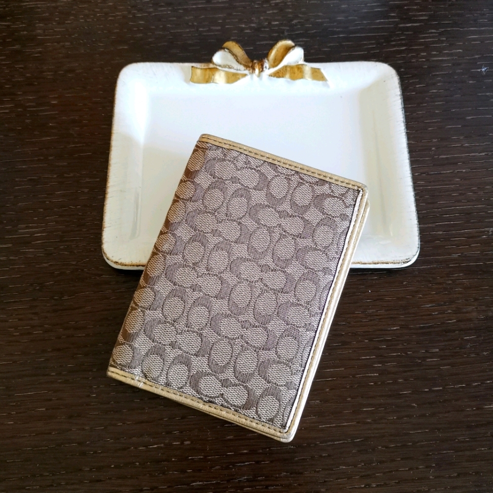 Coach Passport & Card Holder